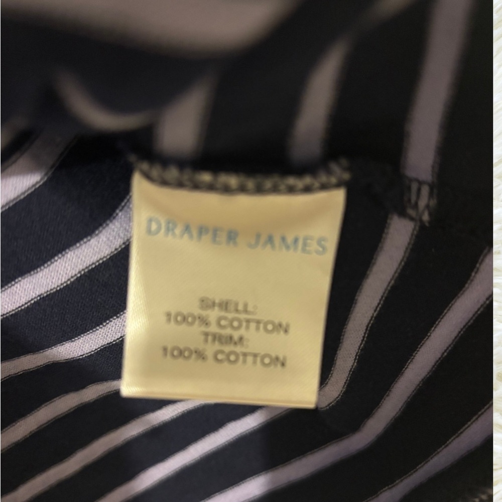 Draper James Black and White Striped Top - Picture 6 of 6